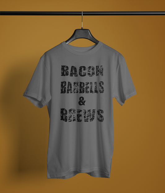 Bacon Barbells and Brews T-shirt