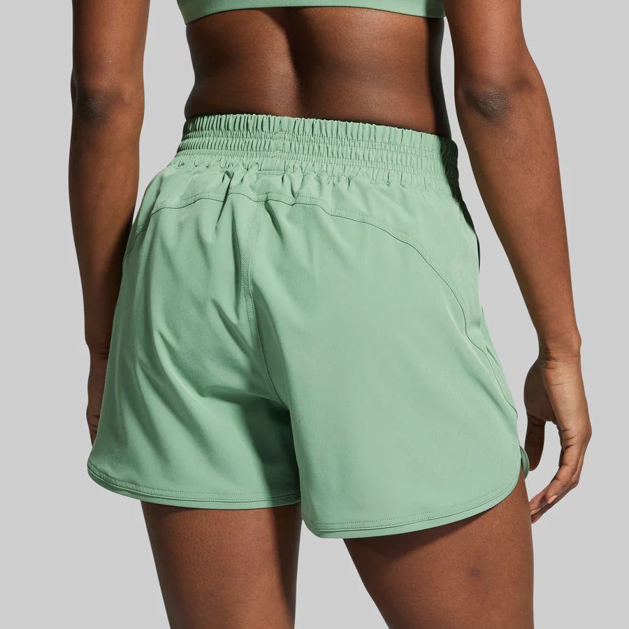 Born Primitive - Women's Swift Run Shorts, Mistletoe