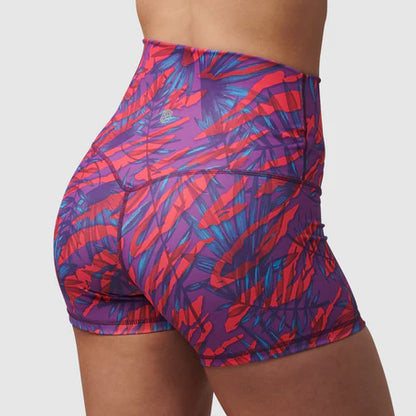 Born Primitive - New Heights Booty Shorts - Jungle Roja