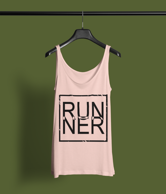Runner Identity Fitted Tank